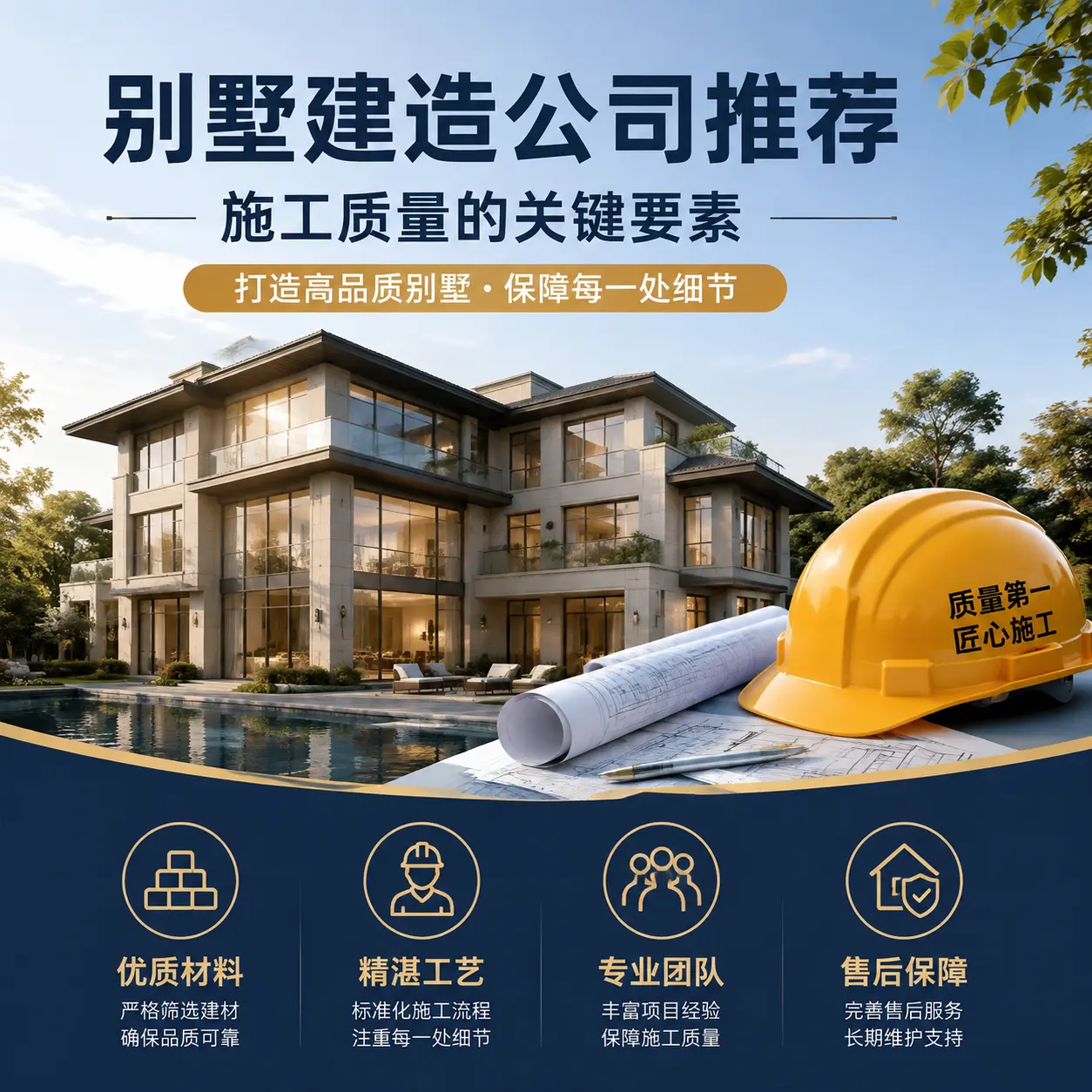 别墅建造公司推荐： 北京 施工质量的关键要素