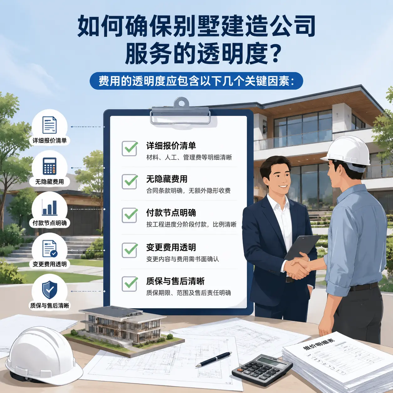 在 北京 如何确保别墅建造公司服务的透明度？