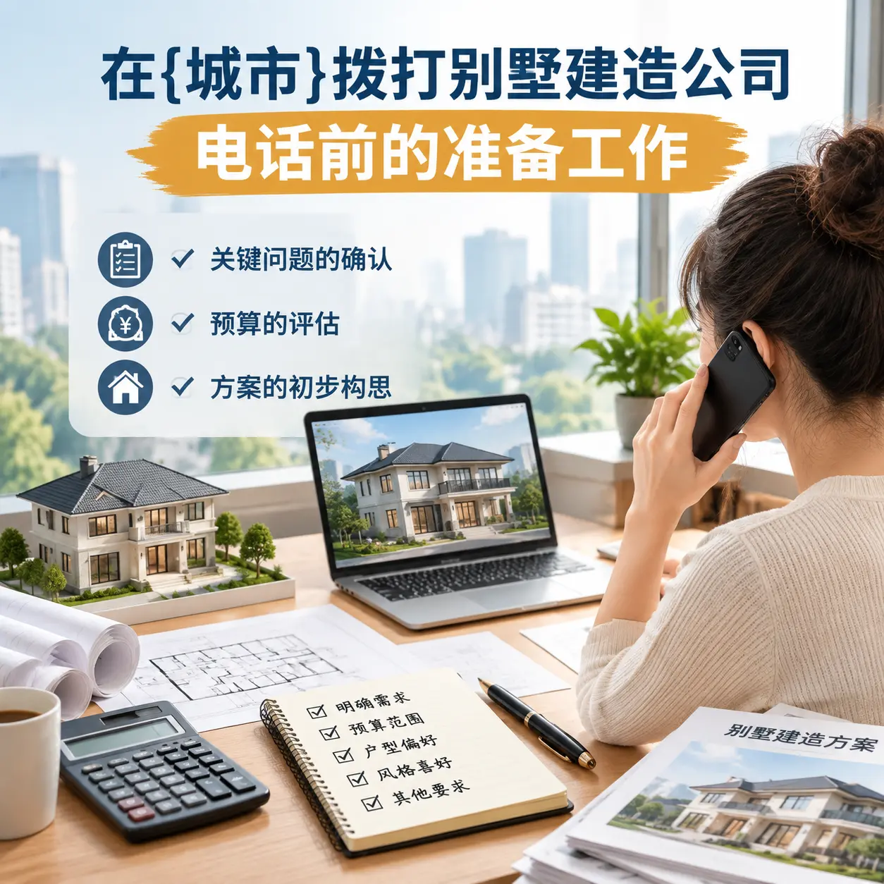 在北京拨打别墅建造公司电话前的准备工作