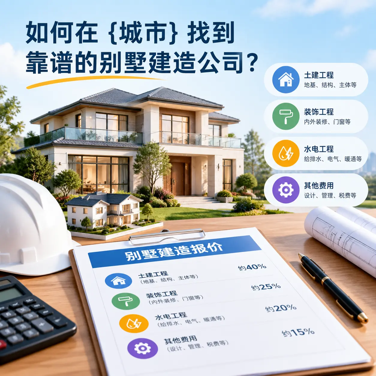 如何在 北京 找到靠谱的别墅建造公司？
