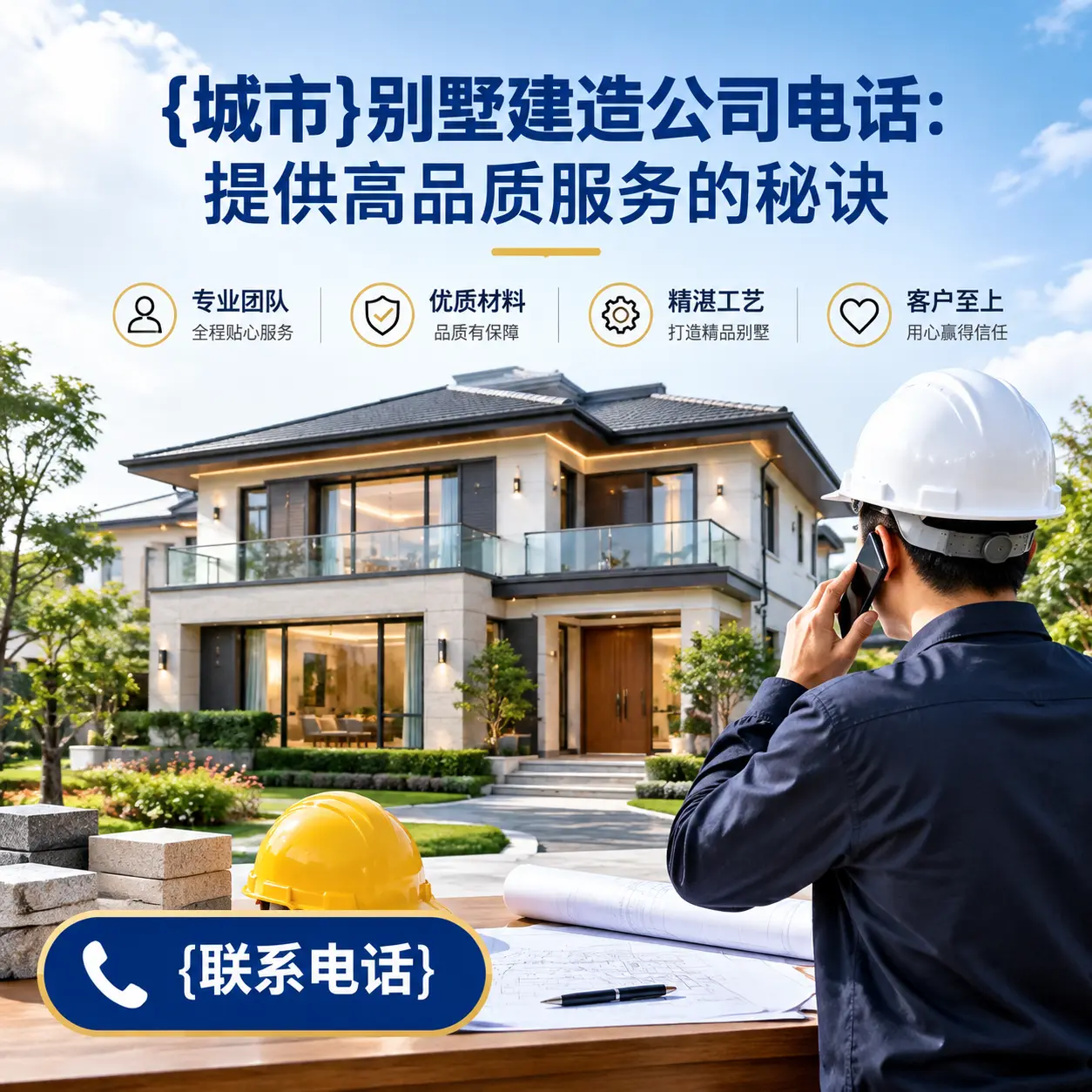 北京别墅建造公司电话：提供高品质服务的秘诀