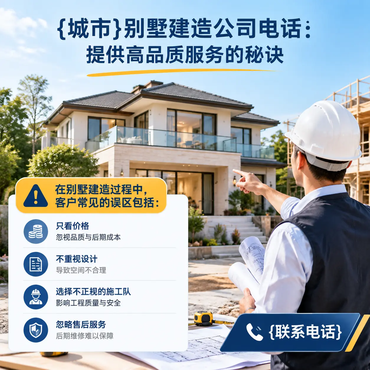 北京别墅建造公司电话：提供高品质服务的秘诀