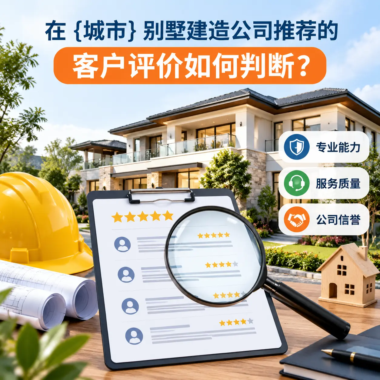 在 北京 别墅建造公司推荐的客户评价如何判断?