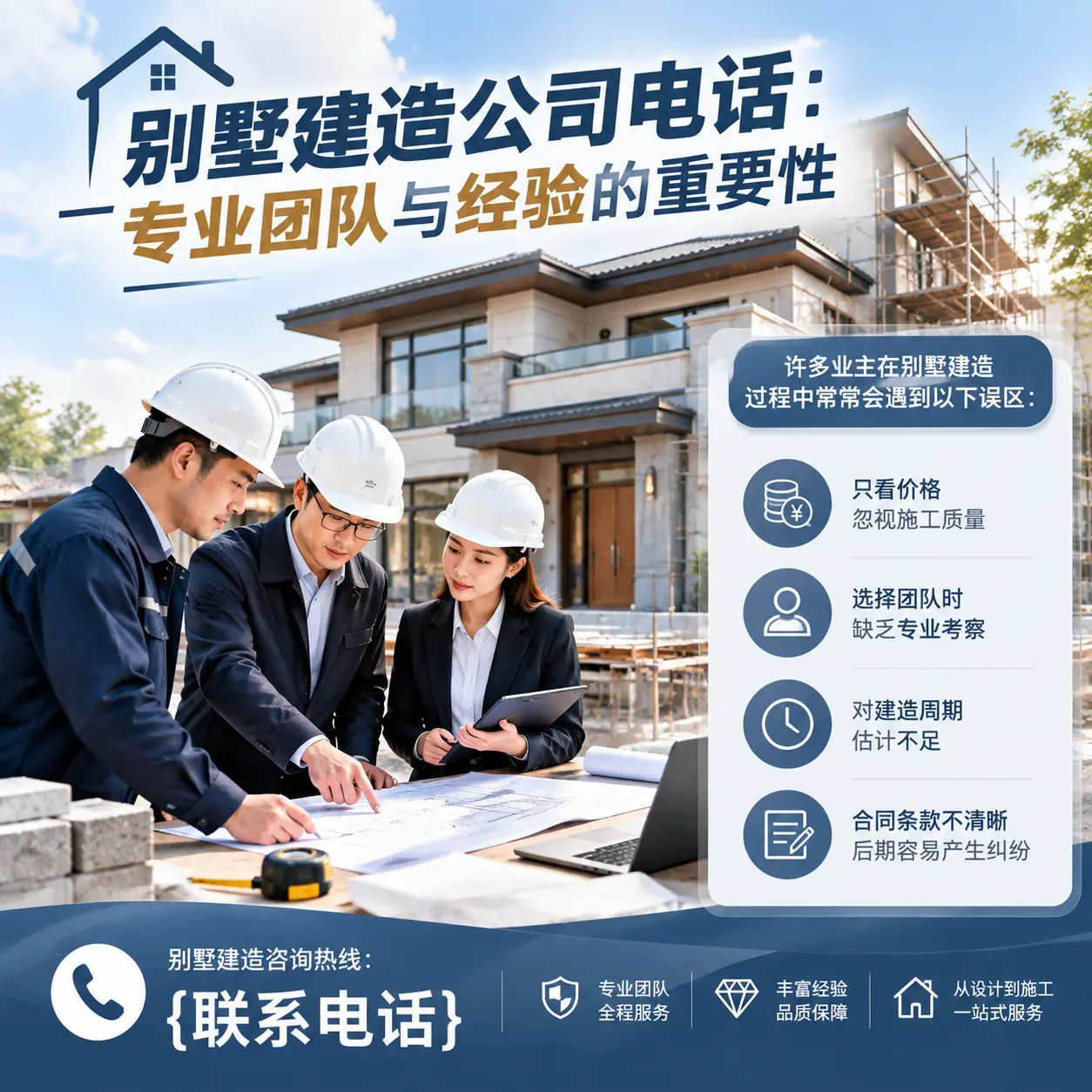 北京别墅建造公司电话:专业团队与经验的重要性