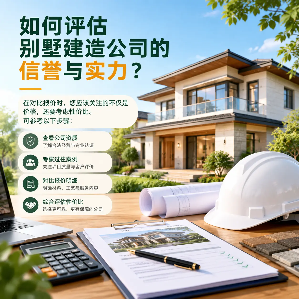 如何评估 北京 别墅建造公司的信誉与实力？