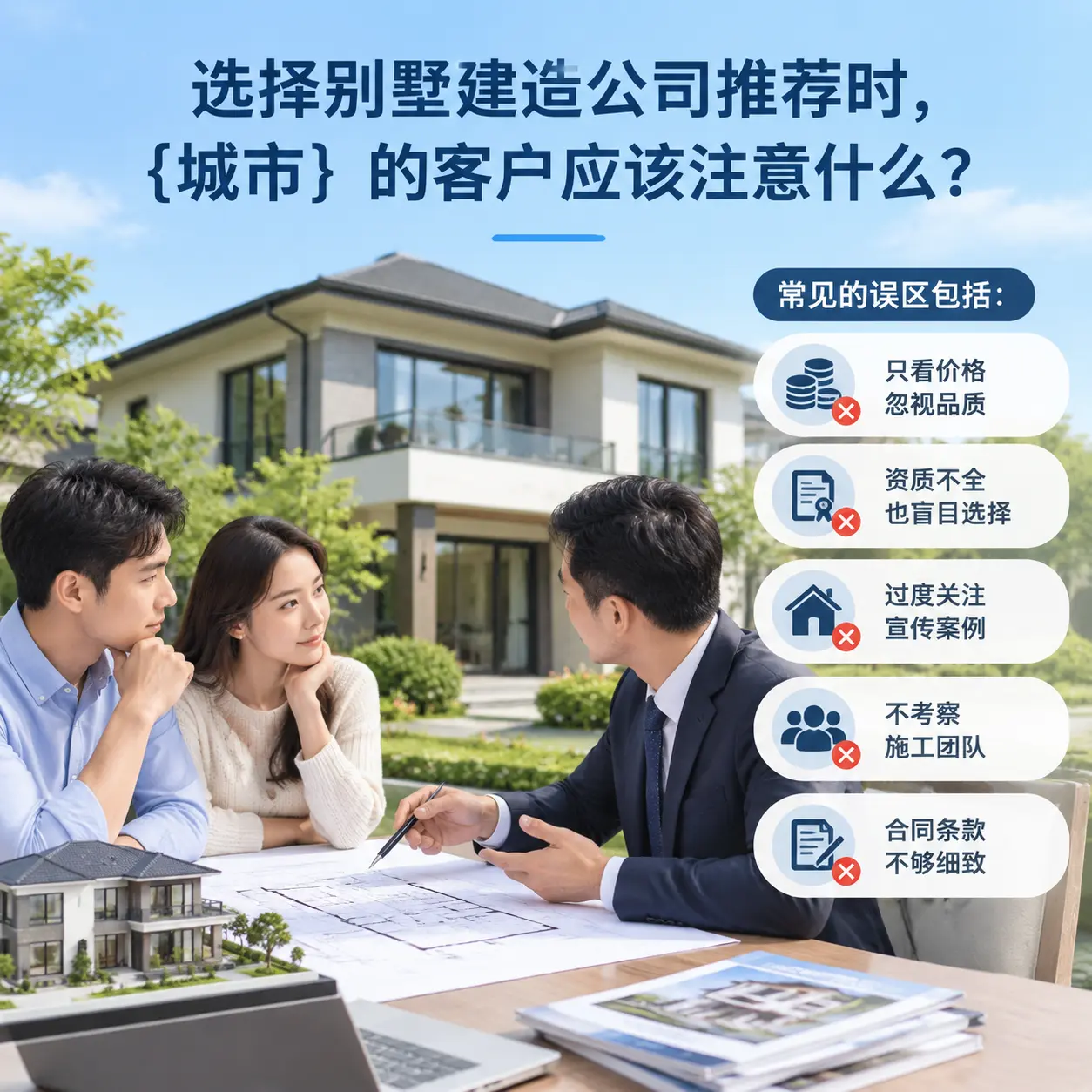 选择别墅建造公司推荐时，北京 的客户应该注意什么？