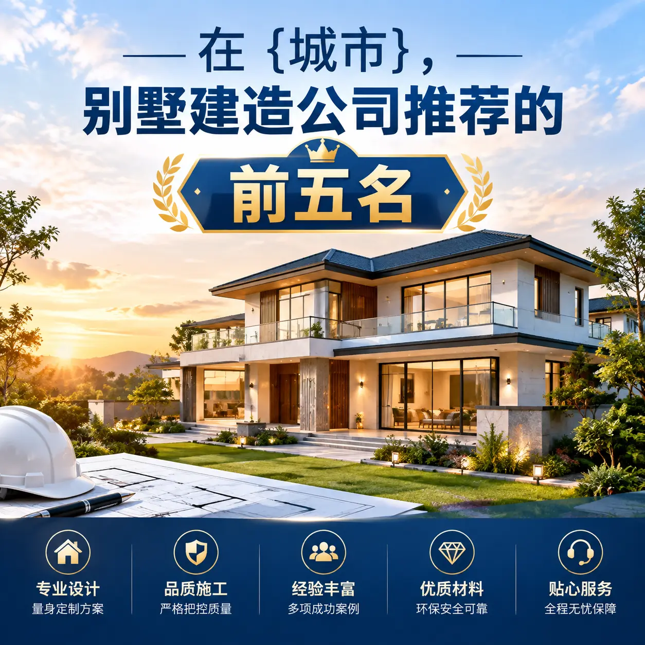 在 北京，别墅建造公司推荐的前五名