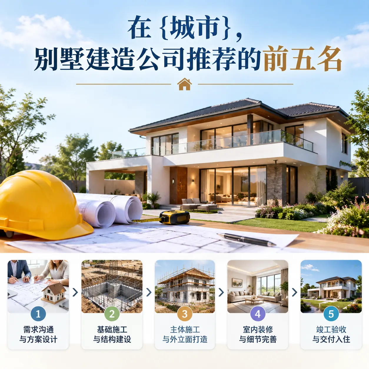 在 北京，别墅建造公司推荐的前五名