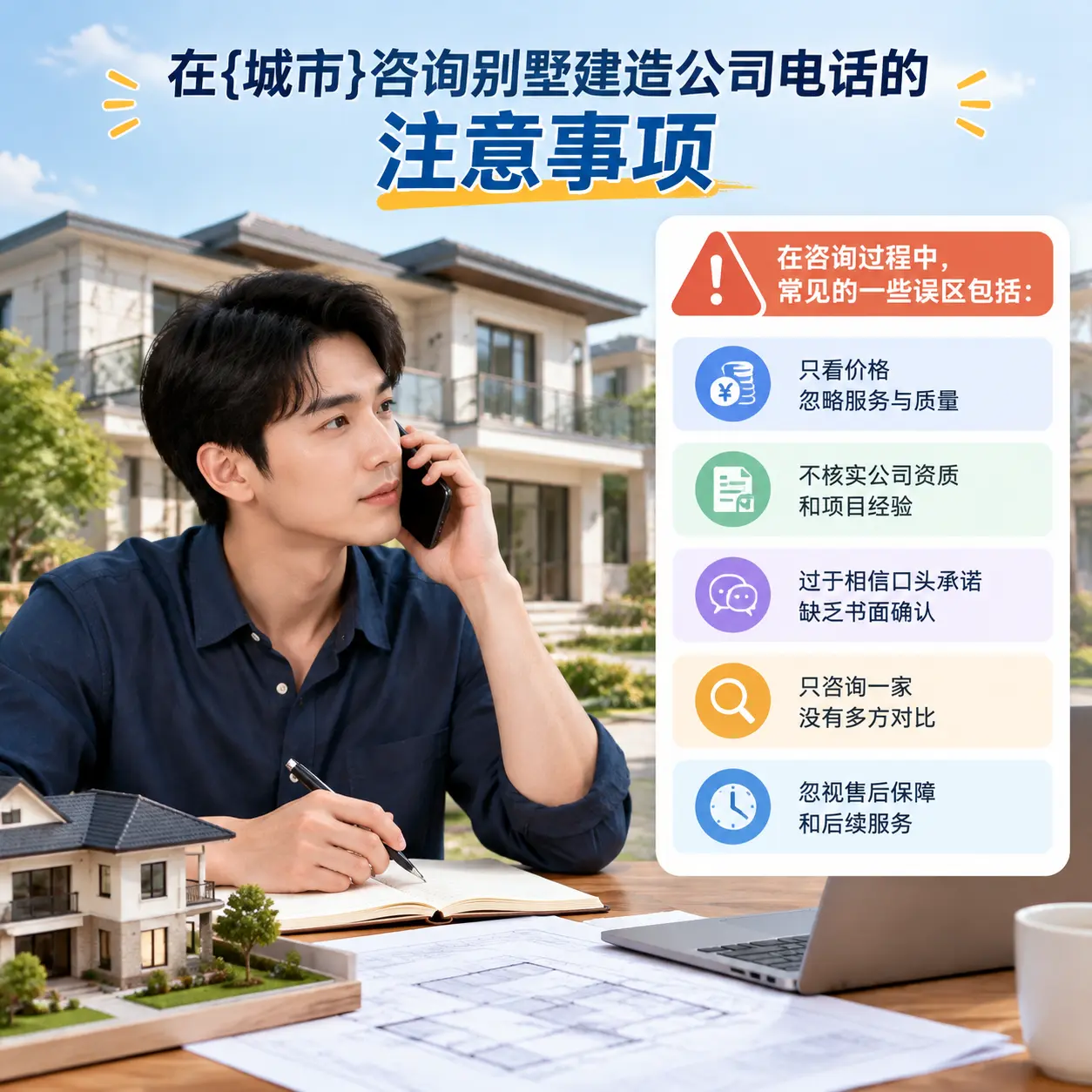在北京咨询别墅建造公司电话的注意事项