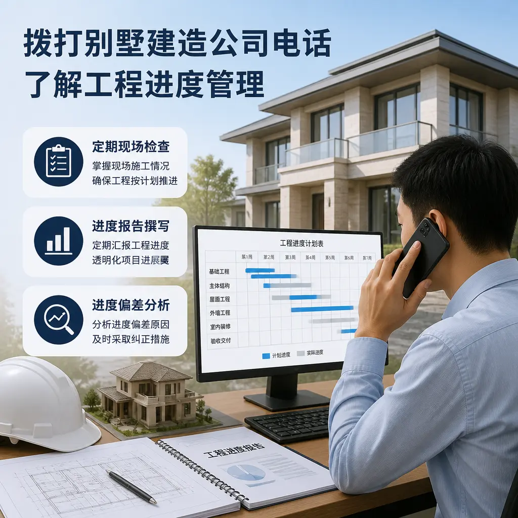 拨打北京别墅建造公司电话，了解工程进度管理