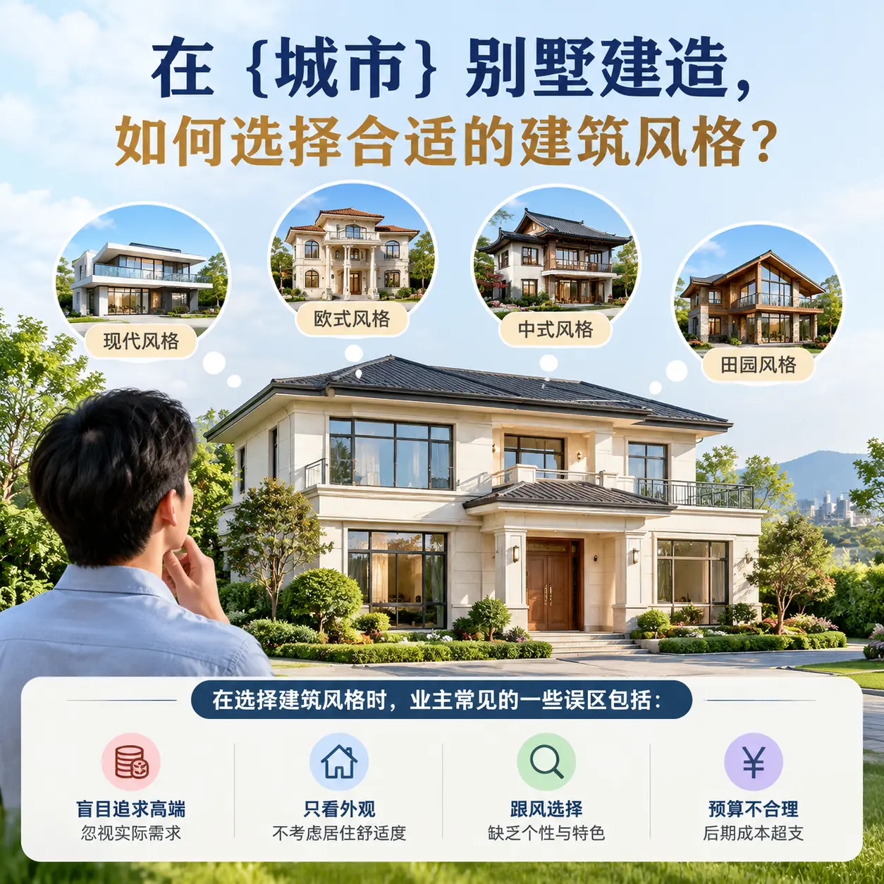 在 北京 别墅建造，如何选择合适的建筑风格？