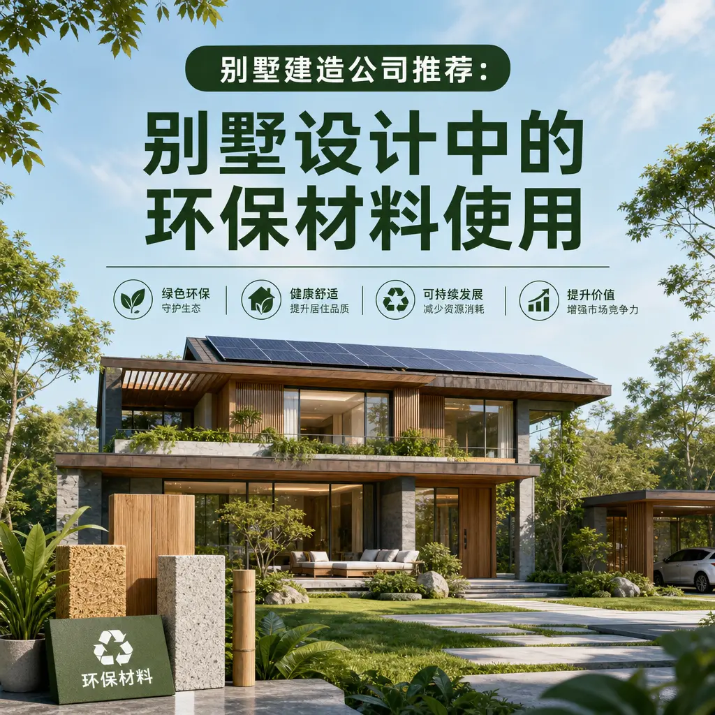 别墅建造公司推荐： 北京 别墅设计中的环保材料使用