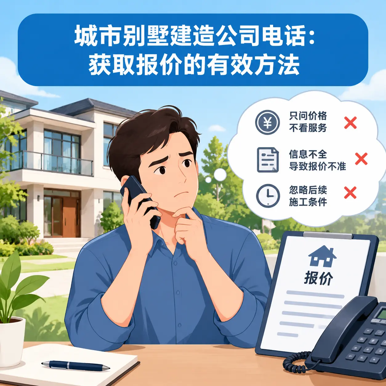 北京别墅建造公司电话：获取报价的有效方法